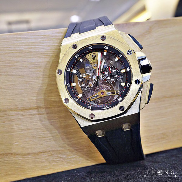 Audemars Piguet, Royal Oak Offshore Open-worked Chronograph Tourbillon 26407BA