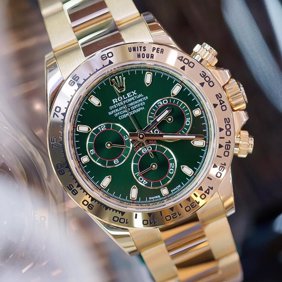 ROLEX 116508 Yellow Green Dial - Image 3