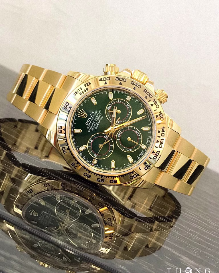 Rolex 116508 Daytona Yellow Green dial