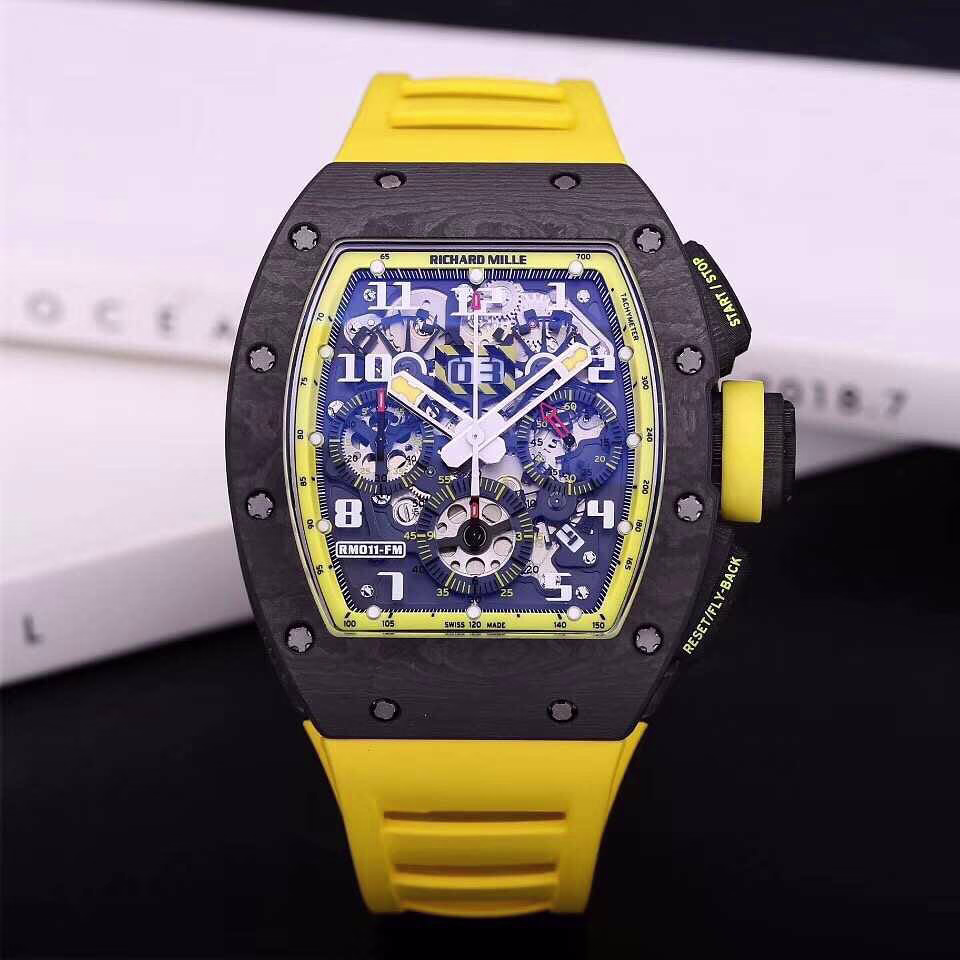 Richard Mille 11 Yellow Storm