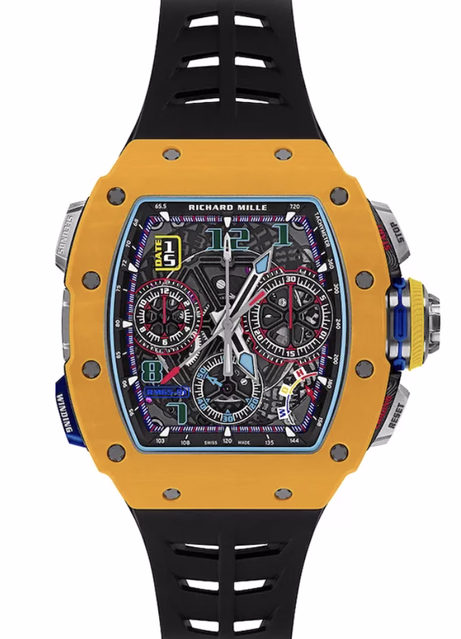 RM 65-01 Automatic Winding Split-seconds Chronograph Yellow - Image 5