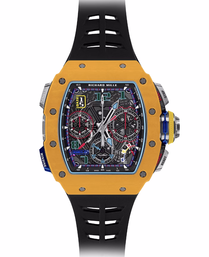 RM 65-01 Automatic Winding Split-seconds Chronograph Yellow
