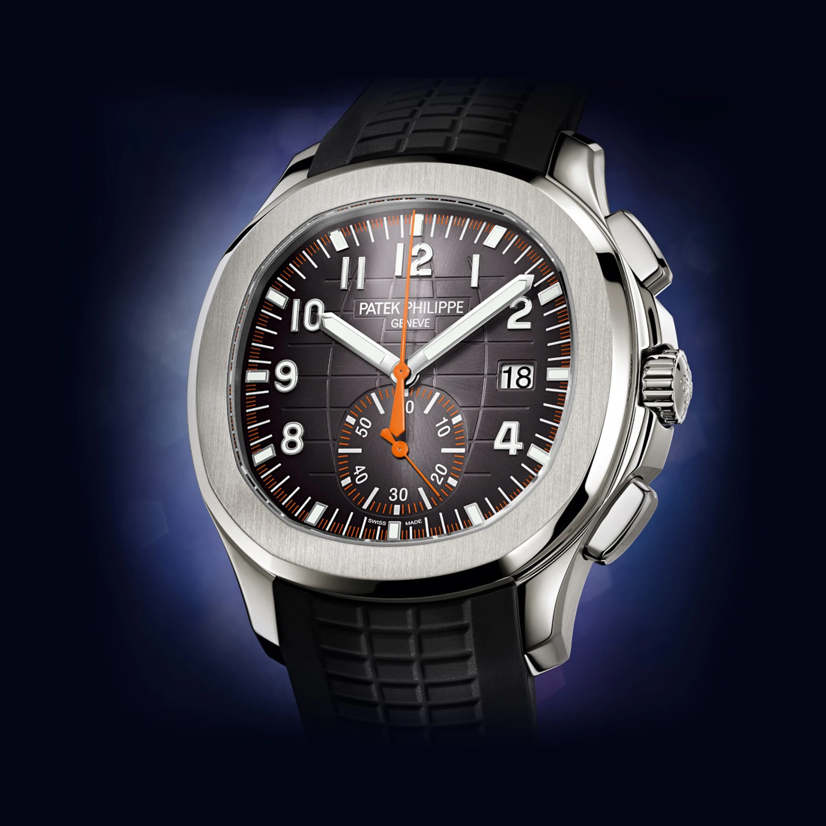 Patek Philippe Aquanaut Chronograph 5968A-001 Sunburst Charcoal Gray - Image 10