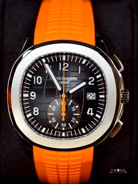 Patek Philippe Aquanaut Chronograph 5968A-001 Sunburst Charcoal Gray - Image 4