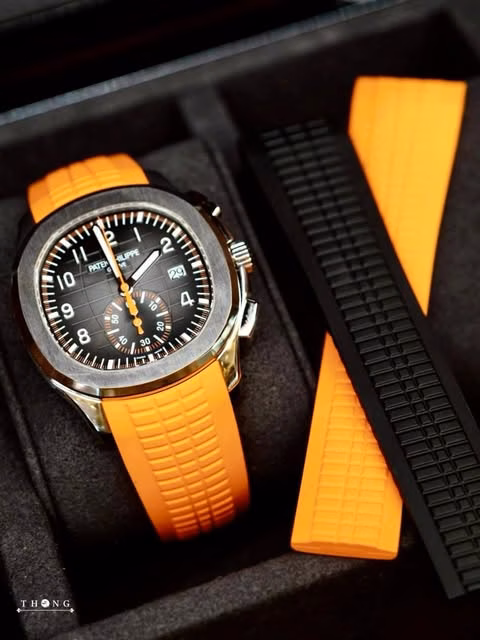 Patek Philippe Aquanaut Chronograph 5968A-001 Sunburst Charcoal Gray - Image 6