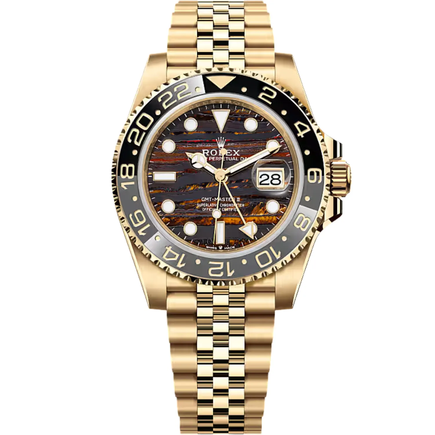 Rolex GMT-Master II 126718GRNR-0002 Tiger's Eye "Zombie"