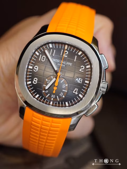Patek Philippe Aquanaut Chronograph 5968A-001 Sunburst Charcoal Gray - Image 5
