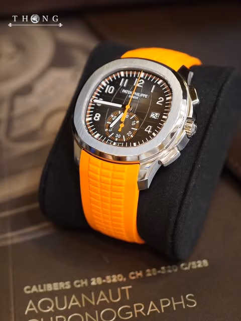 Patek Philippe Aquanaut Chronograph 5968A-001 Sunburst Charcoal Gray - Image 7