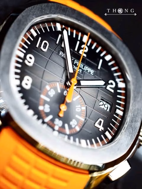 Patek Philippe Aquanaut Chronograph 5968A-001 Sunburst Charcoal Gray - Image 8