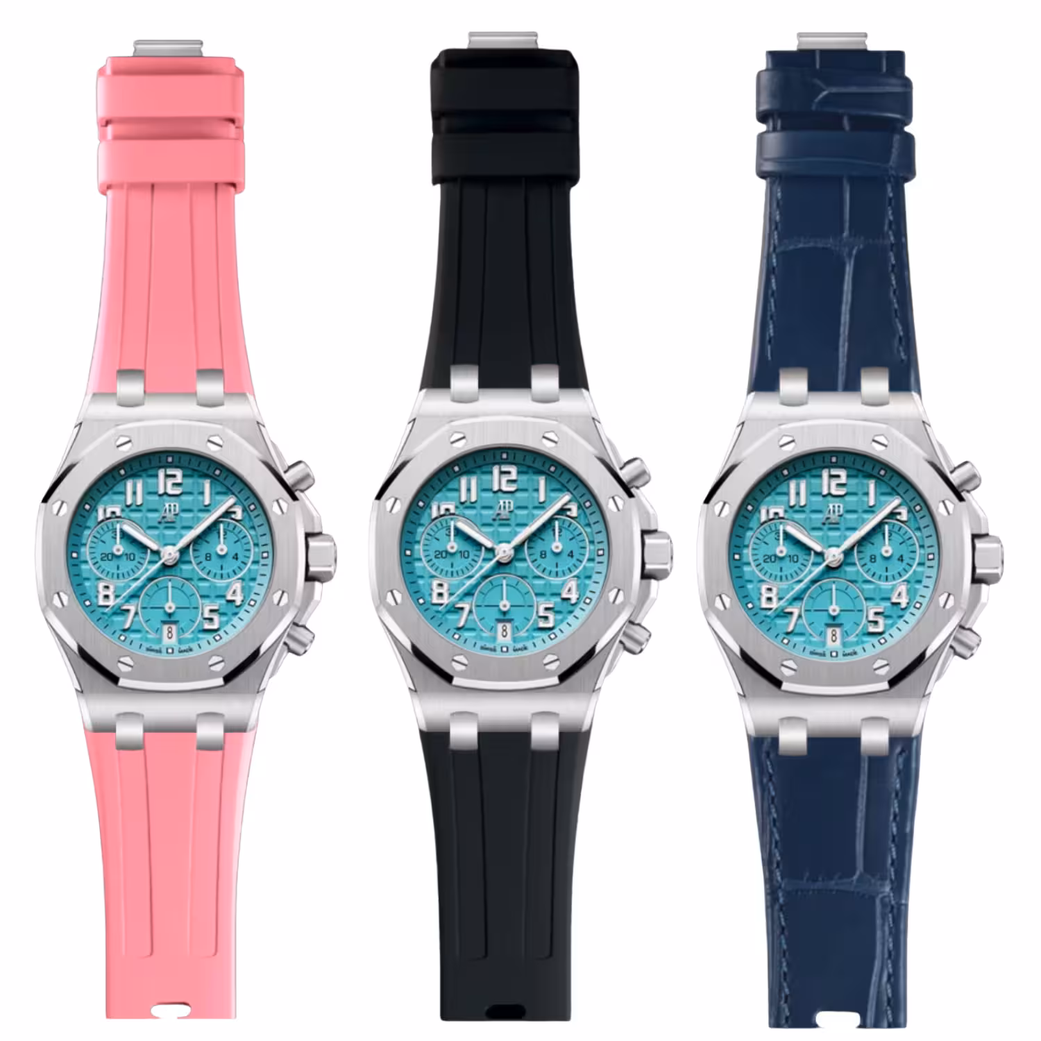 AP rubber strap 26430TI.OO.A358CA.01-B