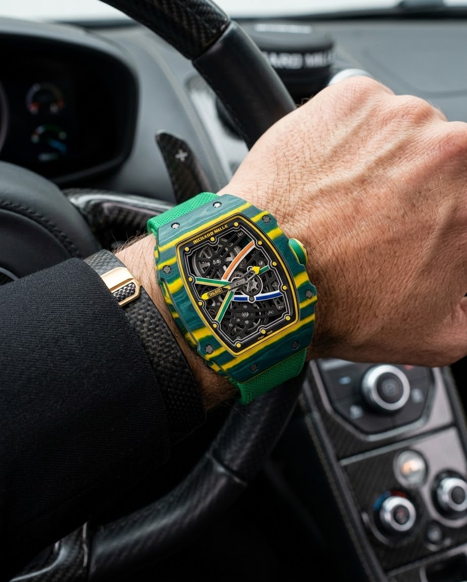 Richard Mille RM 67-02 Automatic Winding Extra Flat Green & Yellow "Wayde Van Niekerk" - Image 8