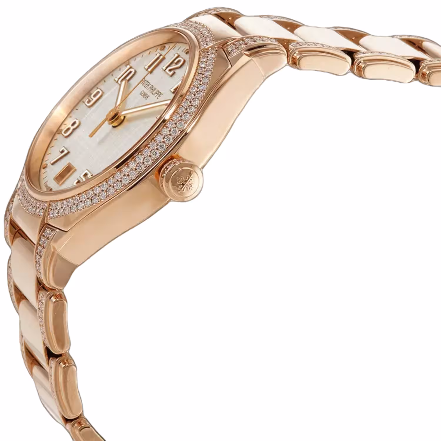 Patek Philippe Twenty~4 7300/1201R-001 Silvery DIscontied Gem-Set