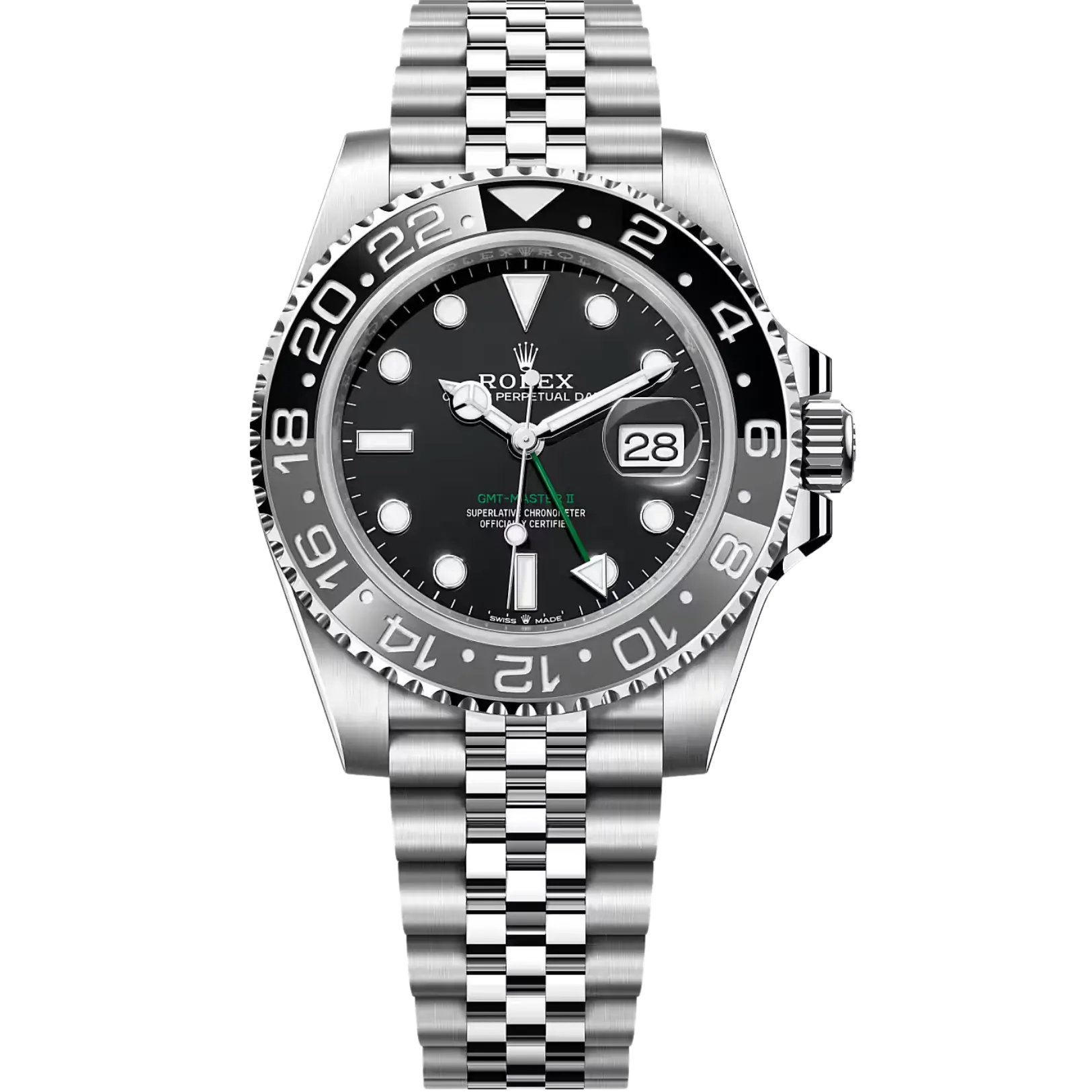 Rolex GMT-Master II 126710GRNR-0003 Black “Bruce Wayne” Jubilee