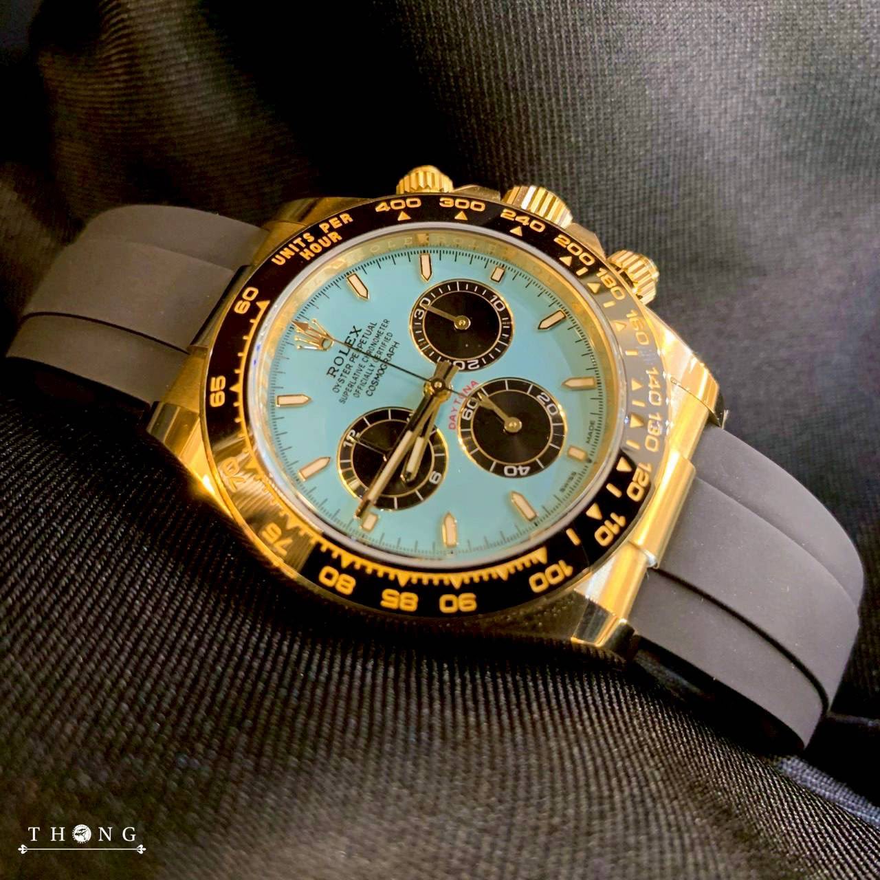 THONG Rolex Cosmograph Daytona 40 126518LN-0014 Turquoise Blue (Tiffany)