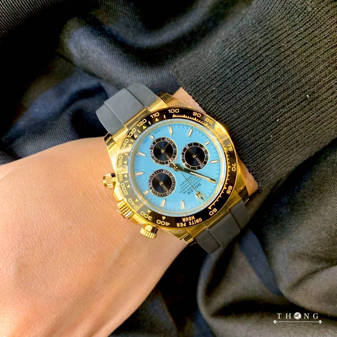 THONG Rolex Cosmograph Daytona 40 126518LN-0014 Turquoise Blue (Tiffany)