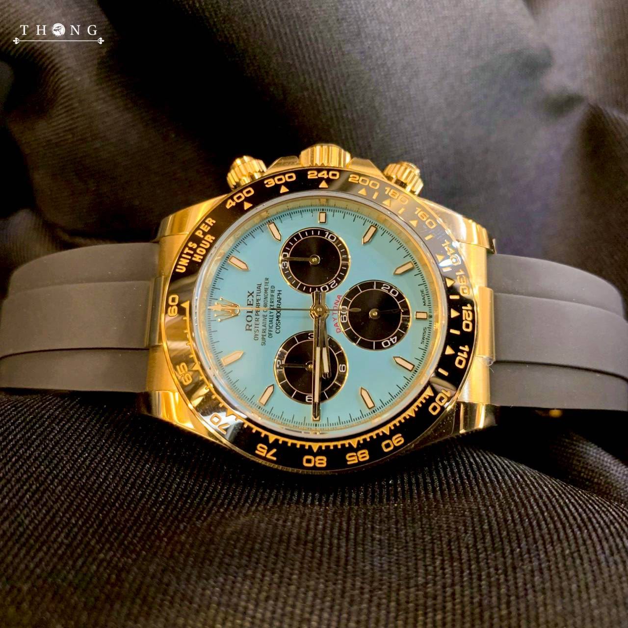 THONG Rolex Cosmograph Daytona 40 126518LN-0014 Turquoise Blue (Tiffany)