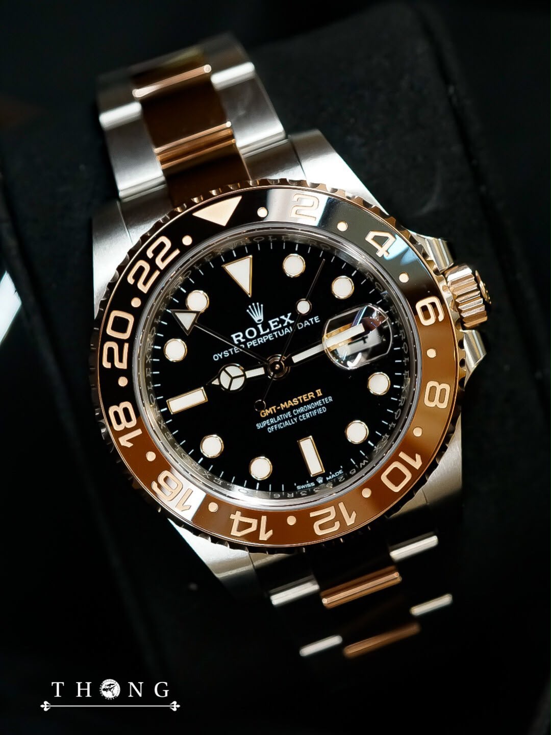 Rolex GMT-Master II 40 126711CHNR-0002 Black (Two-Tone) "Root Beer" - Image 3