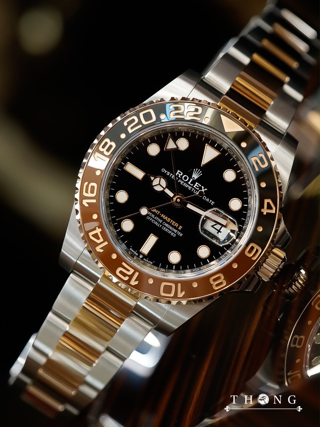 Rolex GMT-Master II 40 126711CHNR-0002 Black (Two-Tone) "Root Beer" - Image 2
