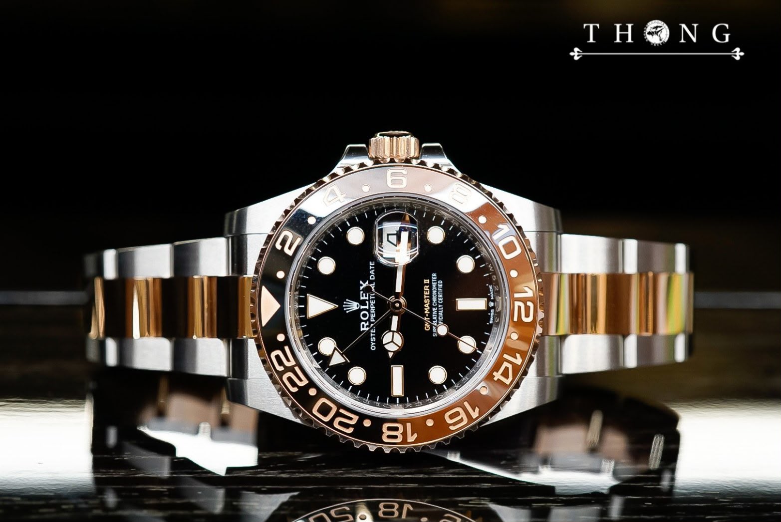 Rolex GMT-Master II 40 126711CHNR-0002 Black (Two-Tone) "Root Beer" - Image 7