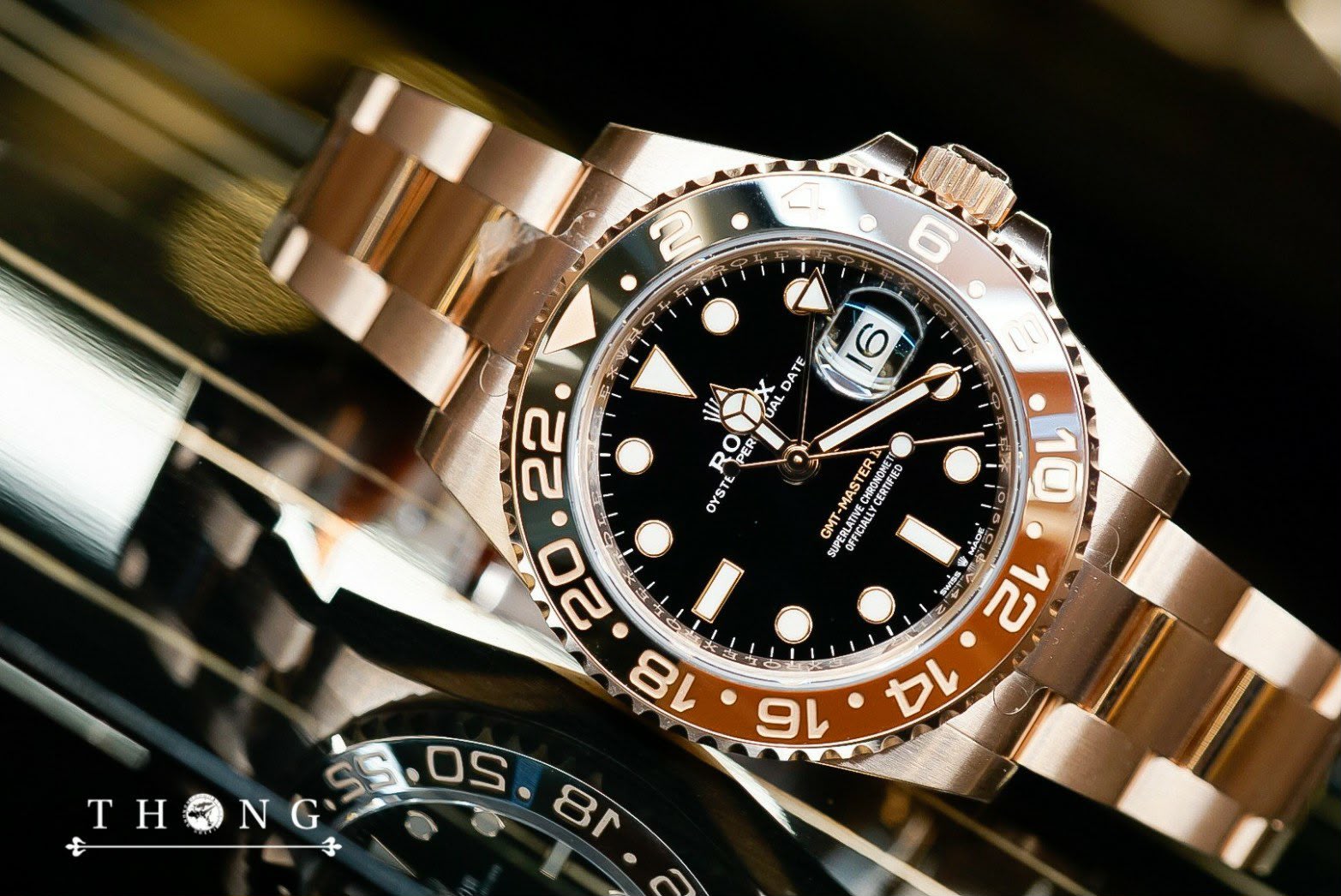 Rolex GMT-Master II 40 126711CHNR-0002 Black (Two-Tone) "Root Beer" - Image 4