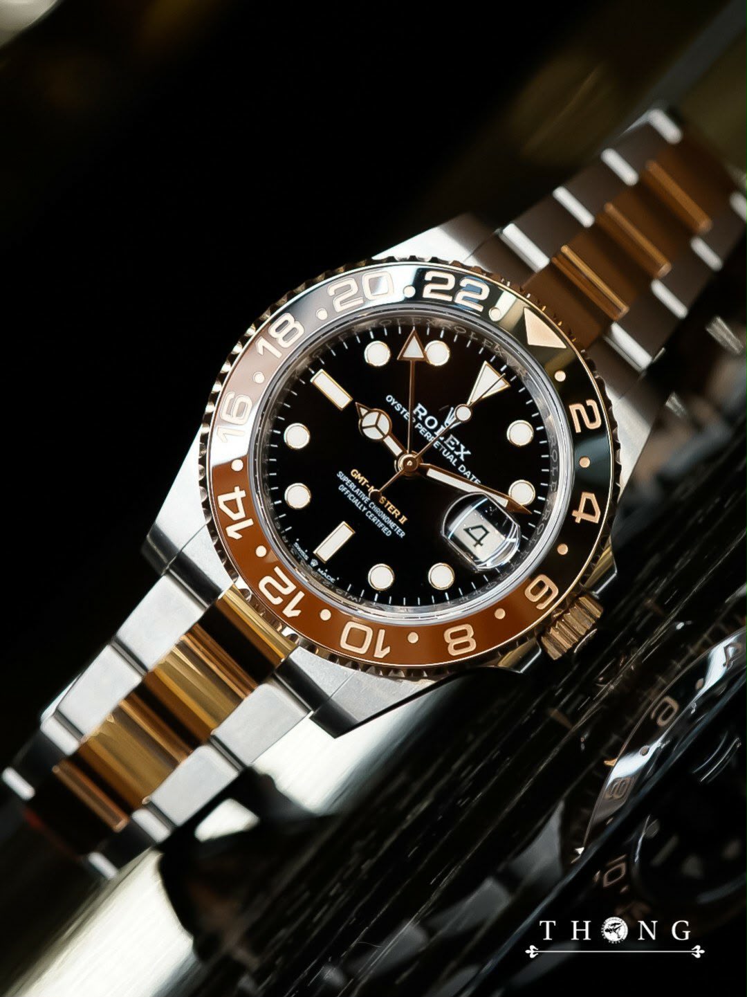 Rolex GMT-Master II 40 126711CHNR-0002 Black (Two-Tone) "Root Beer" - Image 6
