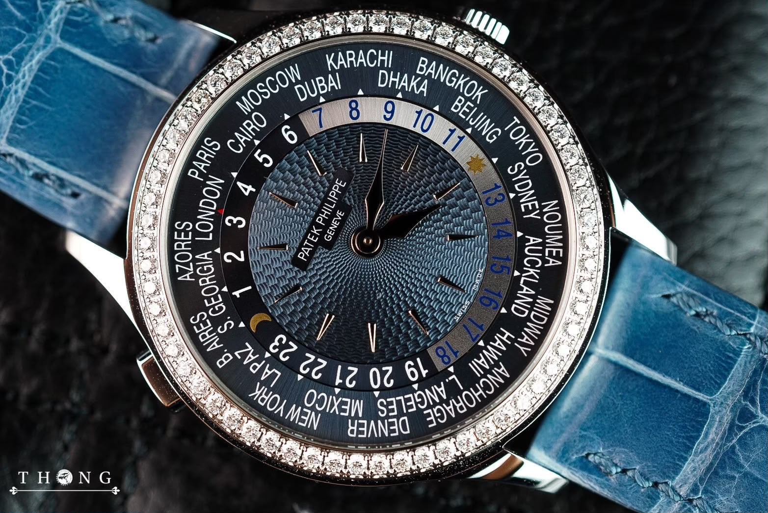 Patek Philippe Complications World Time 36 7130G-016 Blue-Gray - Image 3