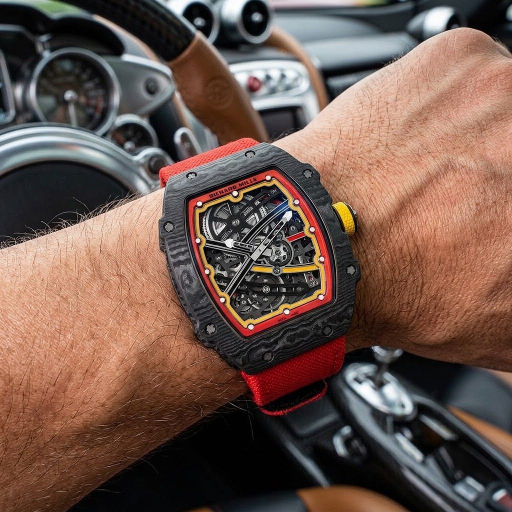 Richard Mille RM 67-02 Alexander Zverev Edition Red & Yellow - Image 7