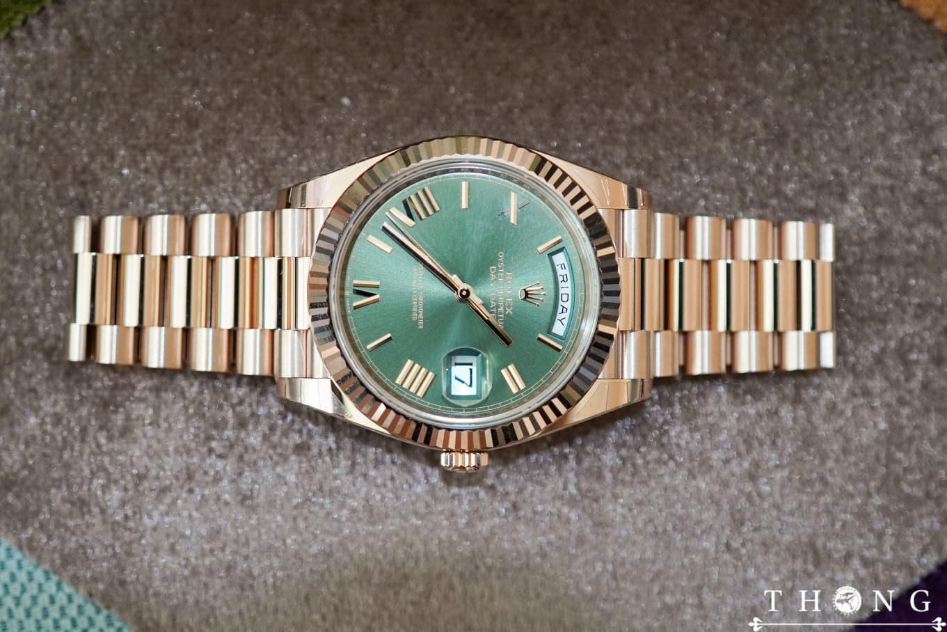 Rolex Day-Date 40 228235-0025 Olive Green - Image 6