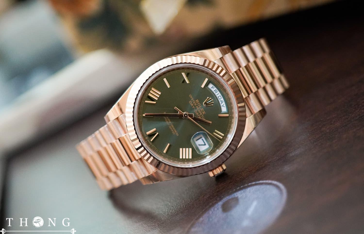 Rolex Day-Date 40 228235-0025 Olive Green - Image 5