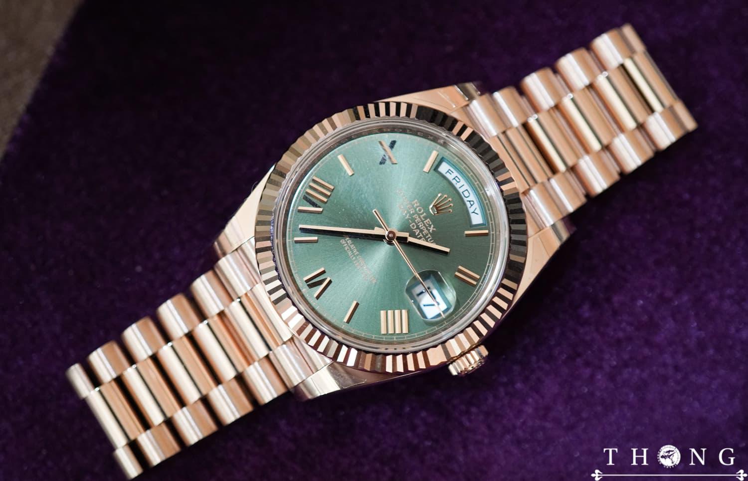 Rolex Day-Date 40 228235-0025 Olive Green - Image 3