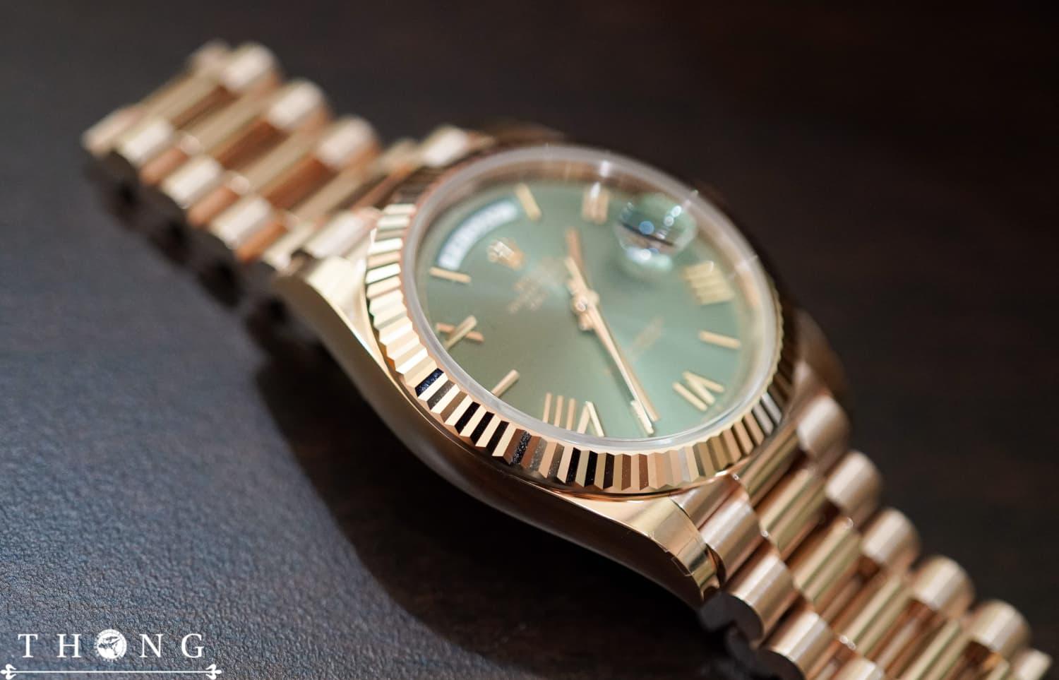 Rolex Day-Date 40 228235-0025 Olive Green - Image 7