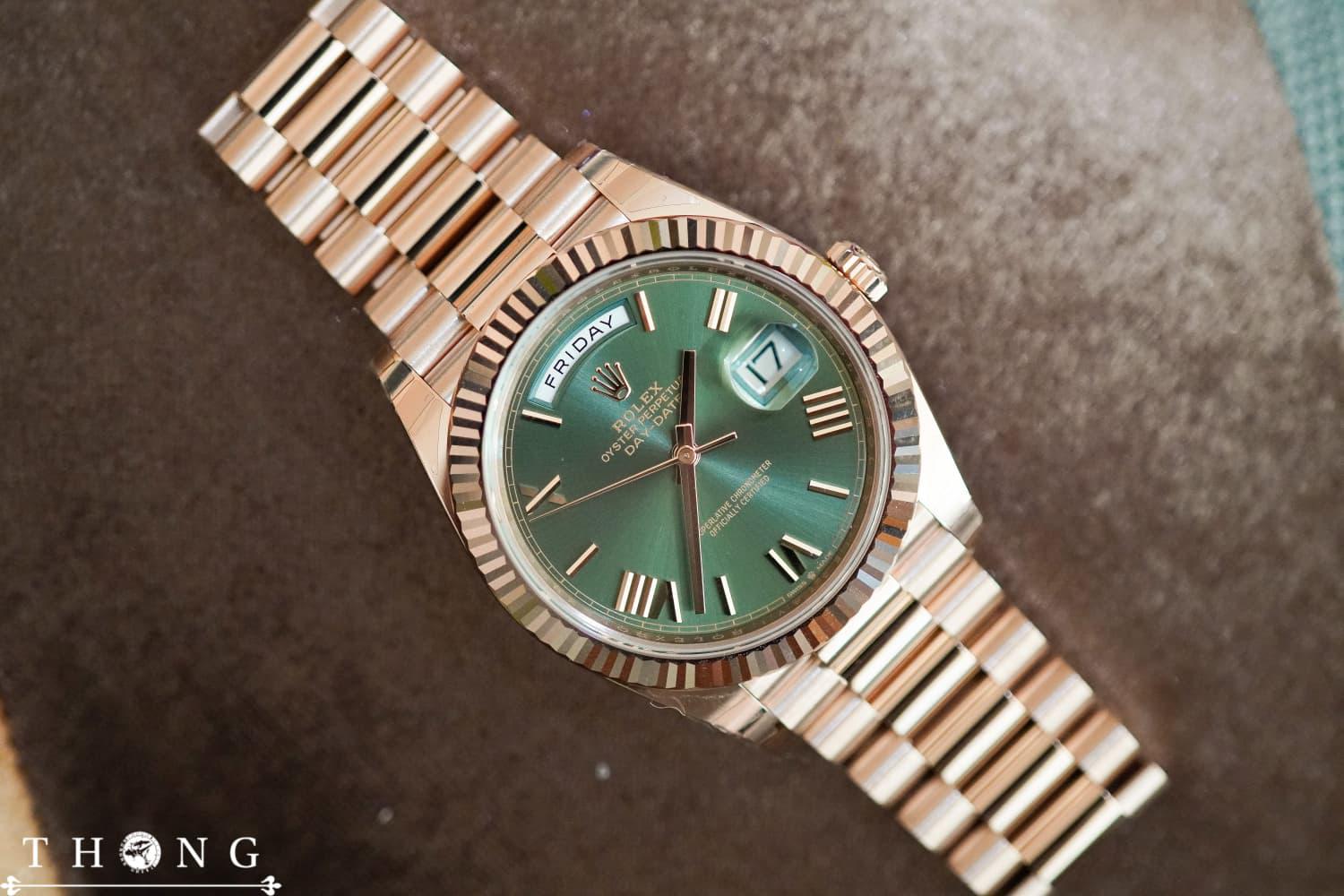 Rolex Day-Date 40 228235-0025 Olive Green - Image 4