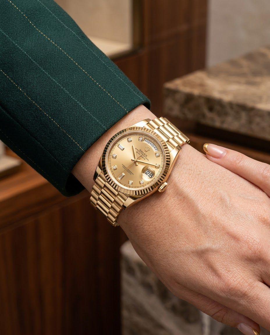 Rolex Day-Date 36 128238-0008 Champagne - Image 8