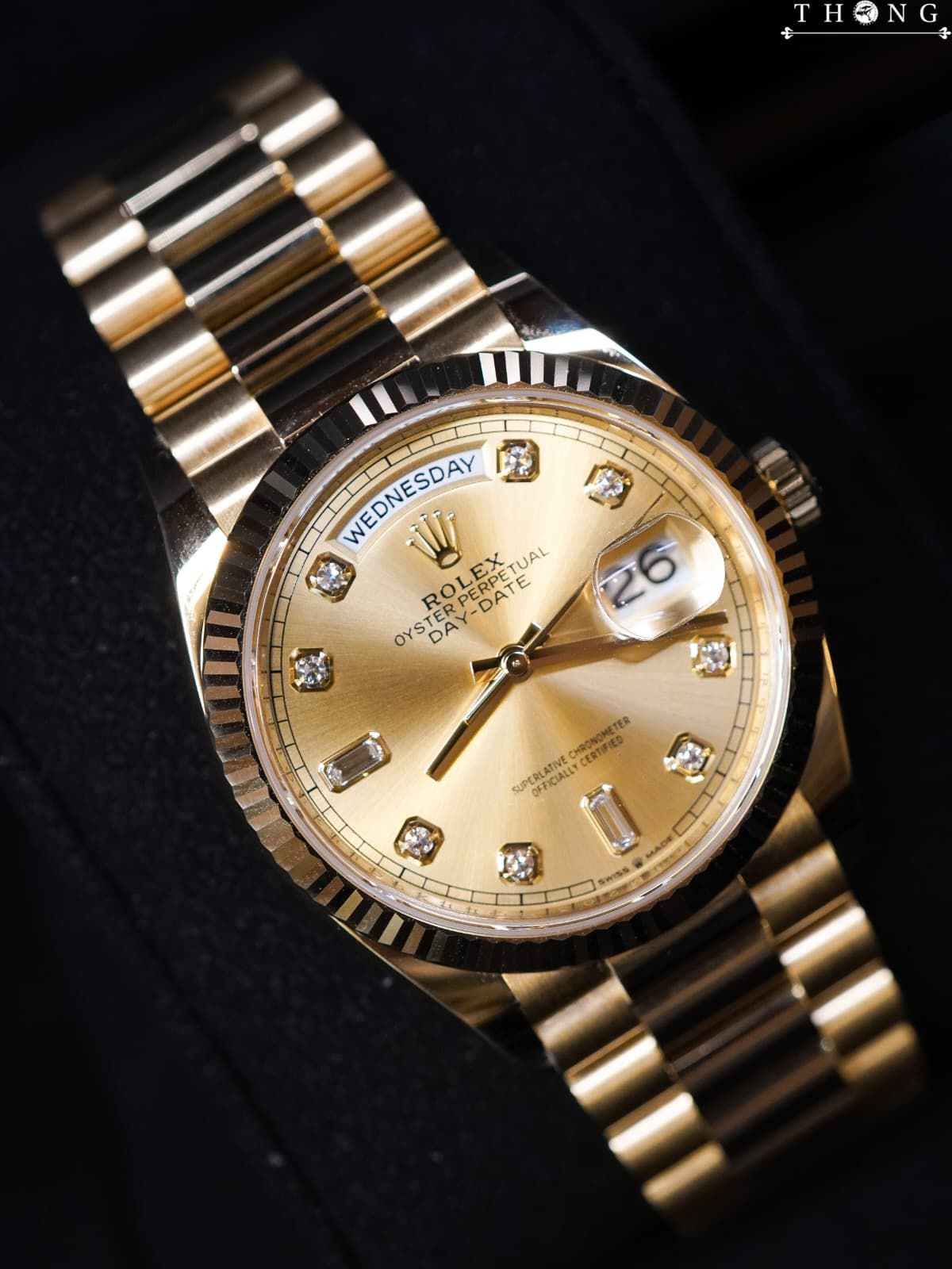 Rolex Day-Date 36 128238-0008 Champagne - Image 4