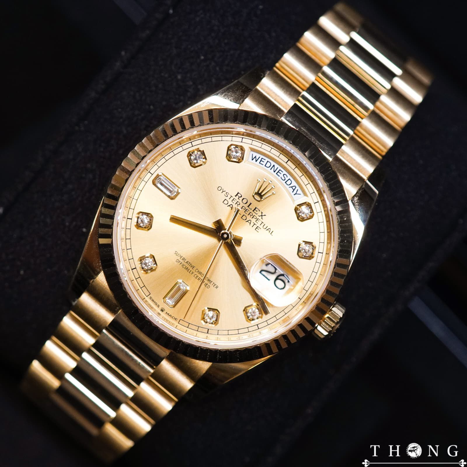 Rolex Day-Date 36 128238-0008 Champagne - Image 5