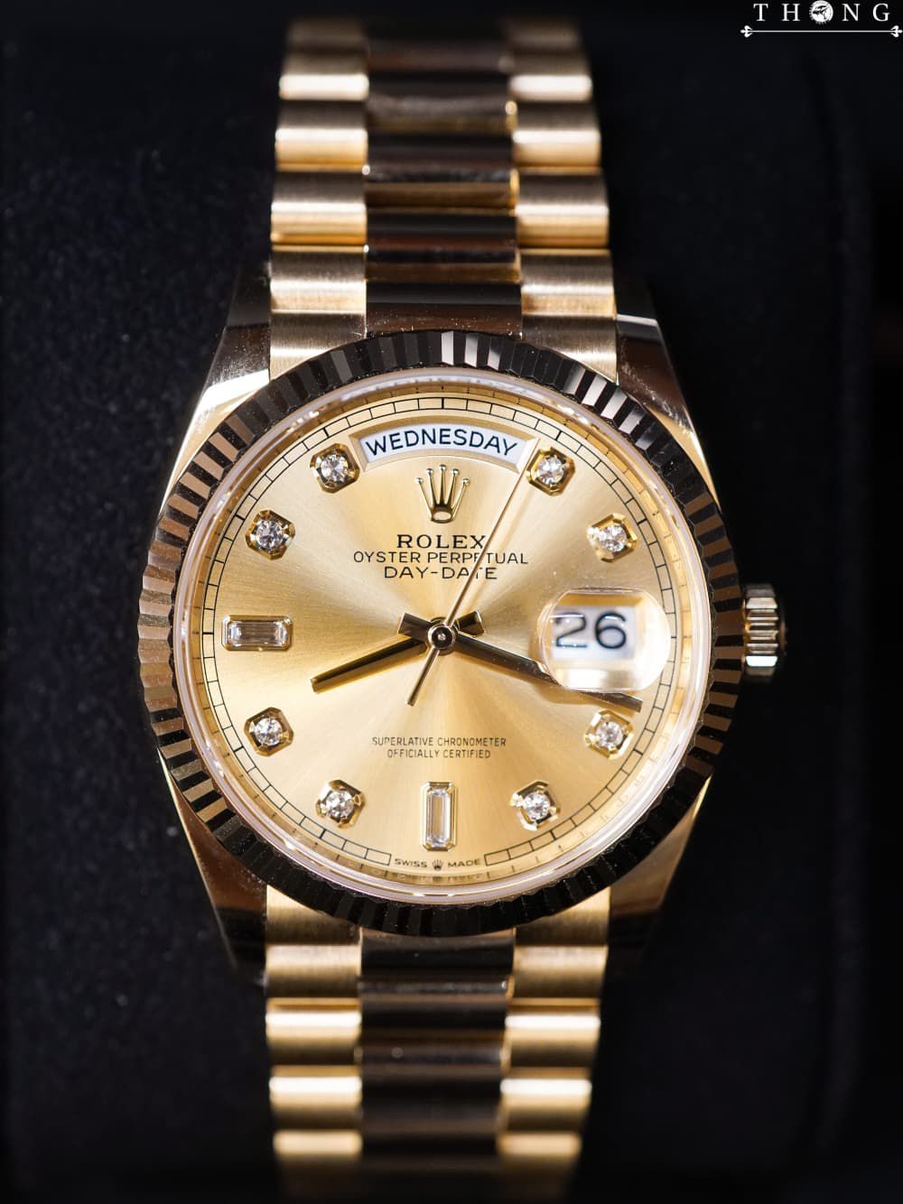 Rolex Day-Date 36 128238-0008 Champagne - Image 2