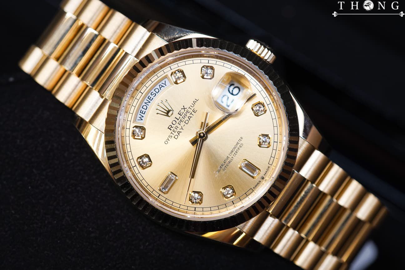 Rolex Day-Date 36 128238-0008 Champagne - Image 3
