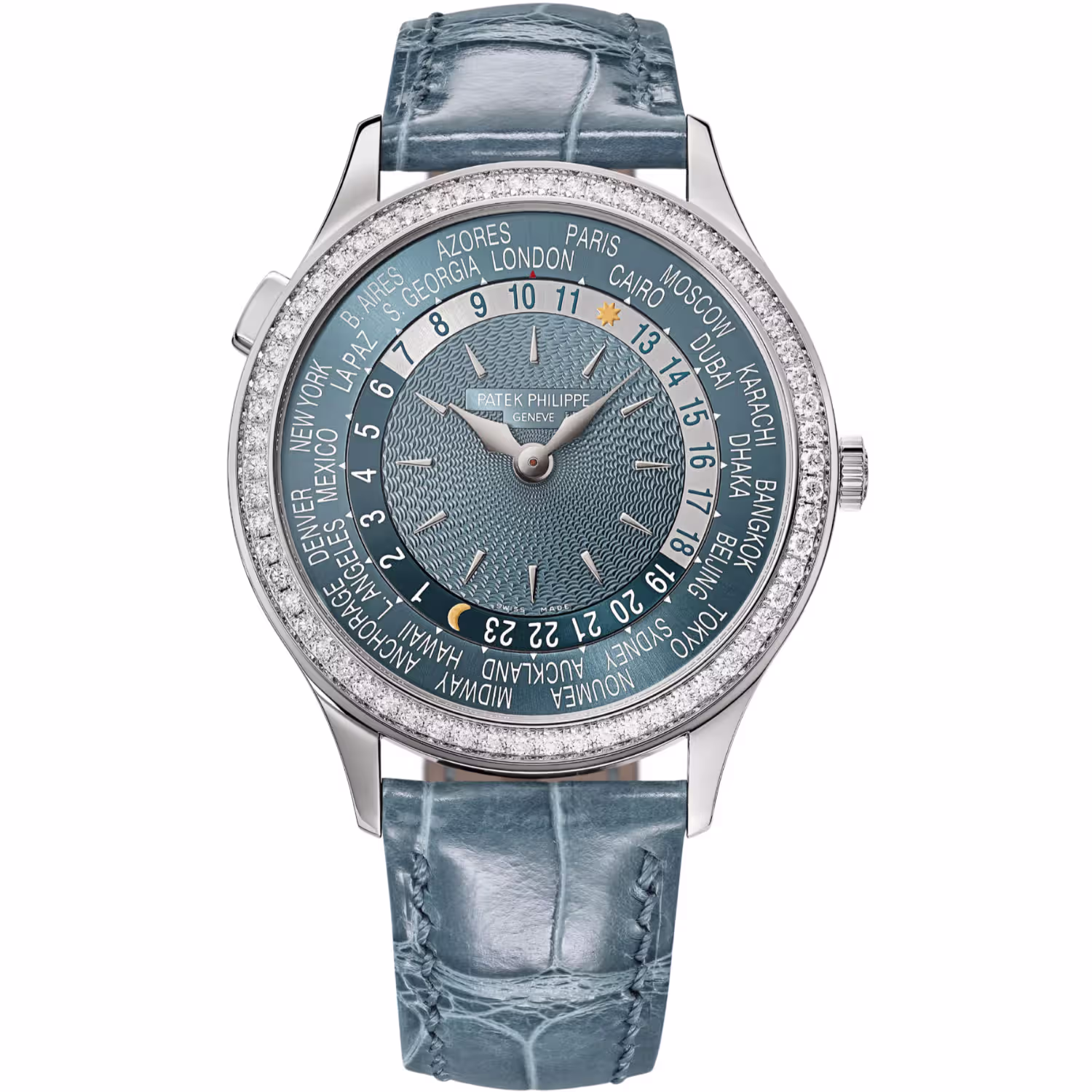 Patek Philippe Complications World Time 36 7130G-016 Blue-Gray