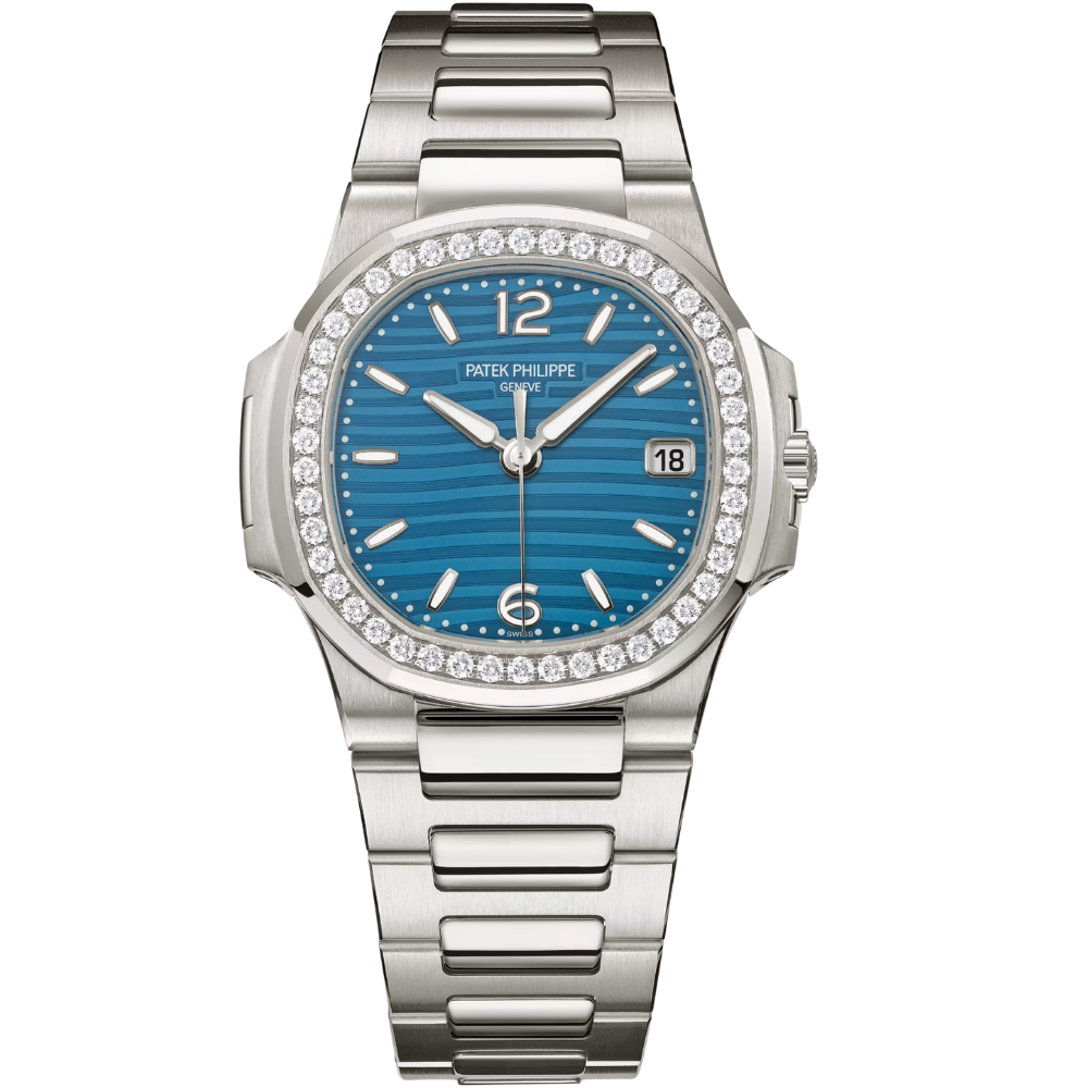 Patek Philippe Ladies' Nautilus 35 7010/1G-013 Lacquered Azure Blue