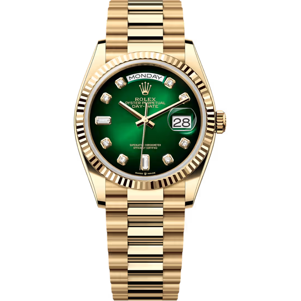 Rolex Day-Date 36 128238-0069 Green ombre