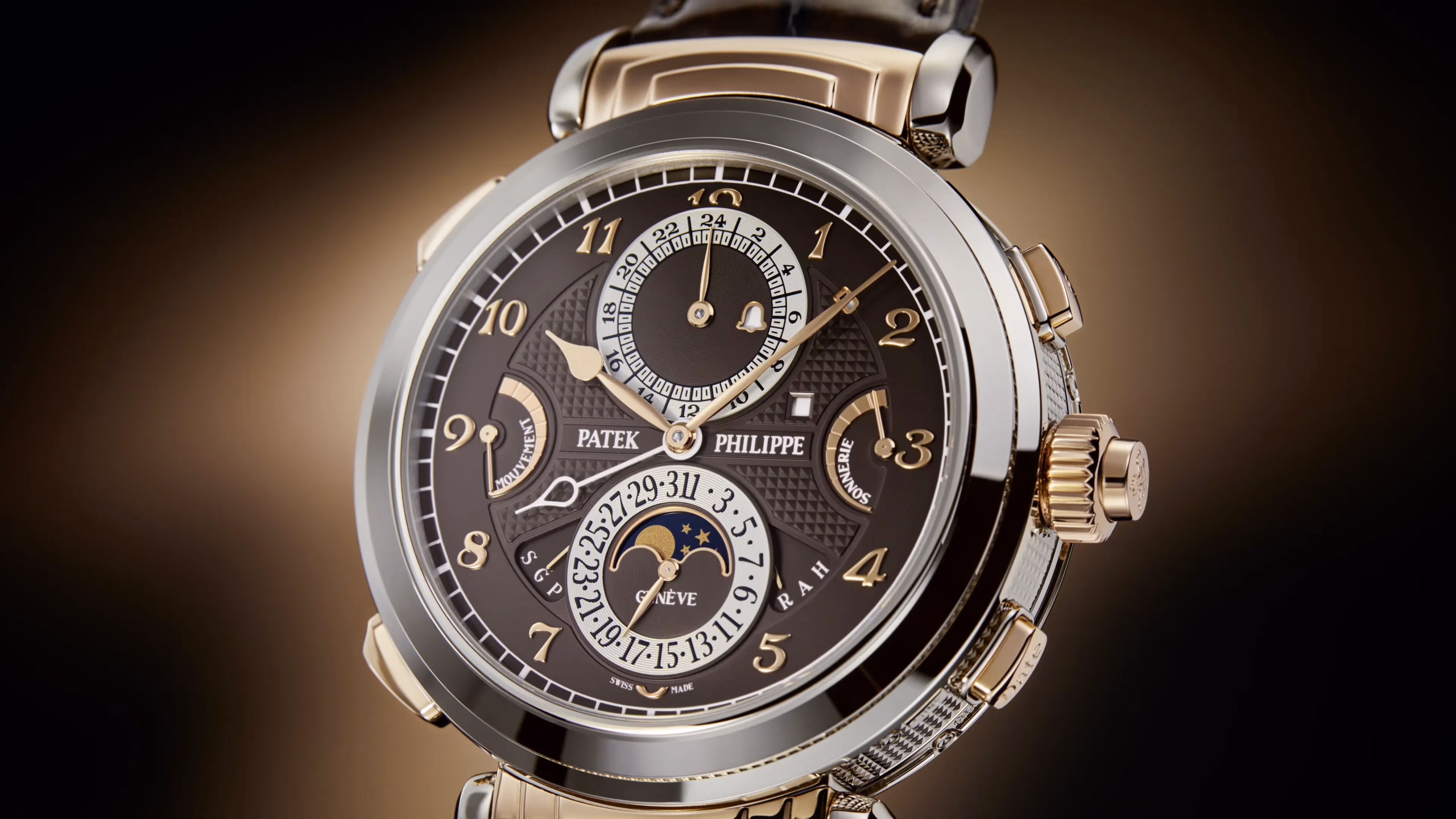 Patek Philippe Grand Complications Grandmaster Chime 6300GR-001 Two-Tone Brown Opaline