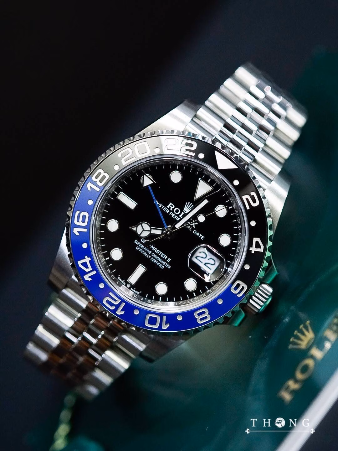 Rolex GMT-Master II 126710BLNR-0002 Black "Batgirl" Jubilee THONG