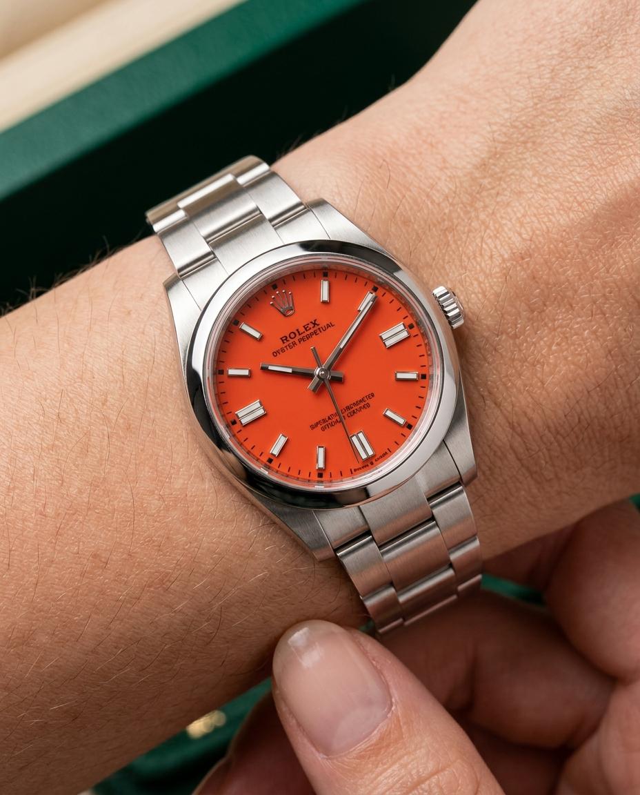 Rolex Oyster Perpetual 31 277200-0008 Coral Red - Image 7