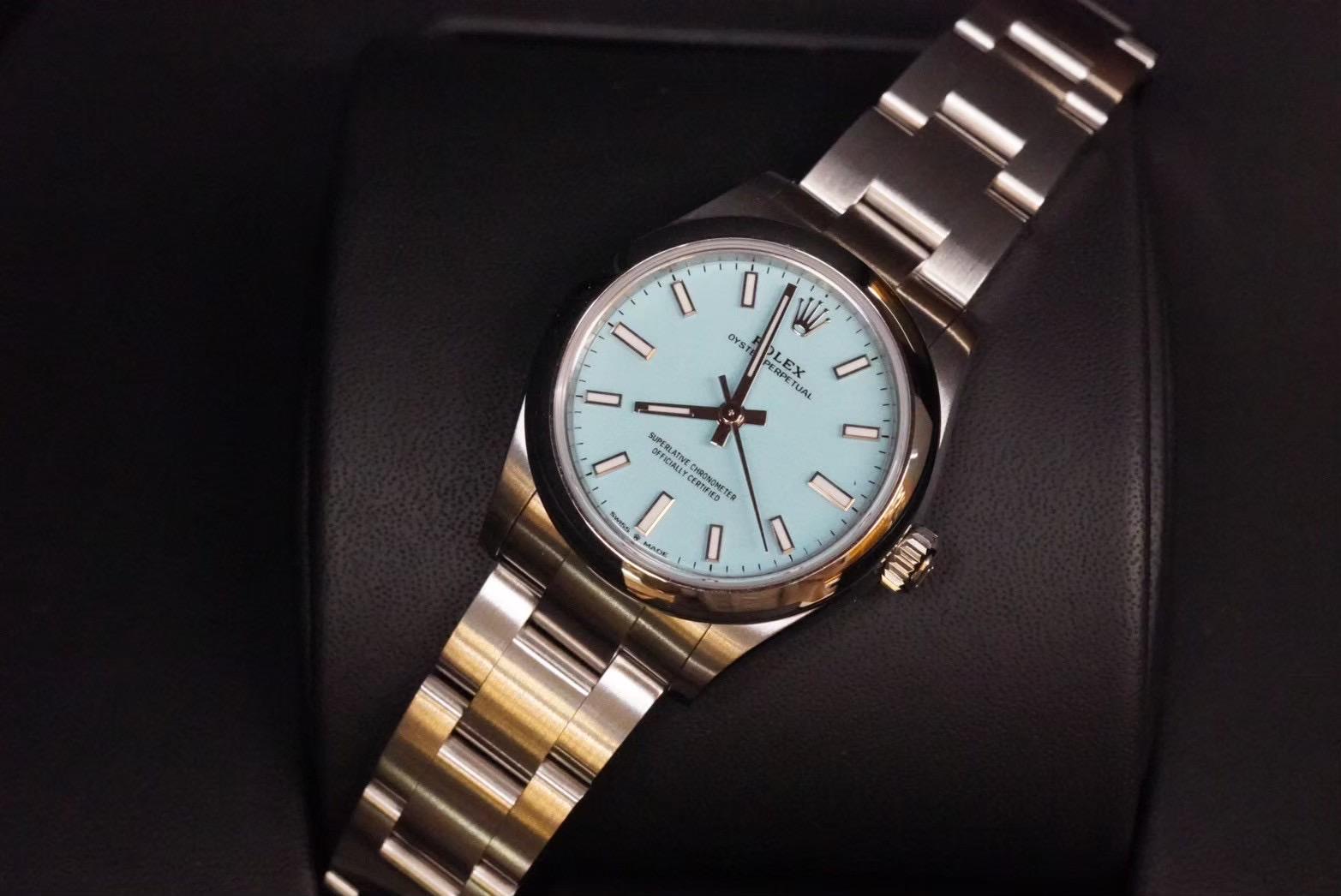 Rolex Oyster Perpetual 31 277200-0007 Turquoise Blue (Tiffany) - Image 4