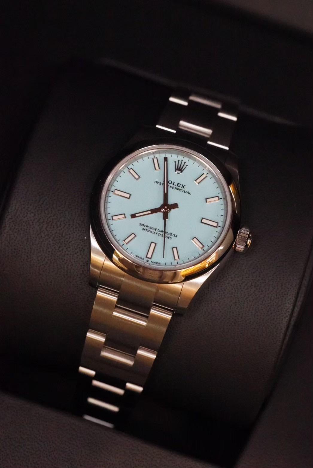 Rolex Oyster Perpetual 31 277200-0007 Turquoise Blue (Tiffany) - Image 3
