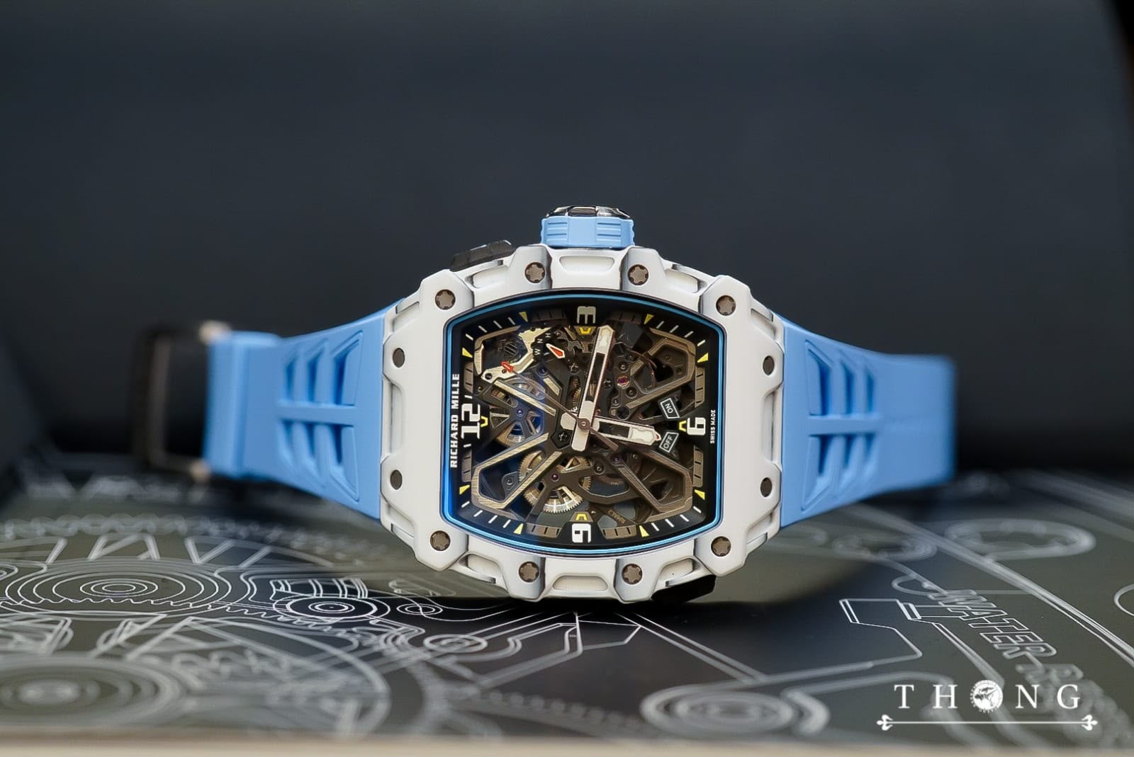 THONG Richard Mille RM 35-03 Automatic Winding Rafael Nadal White Quartz TPT