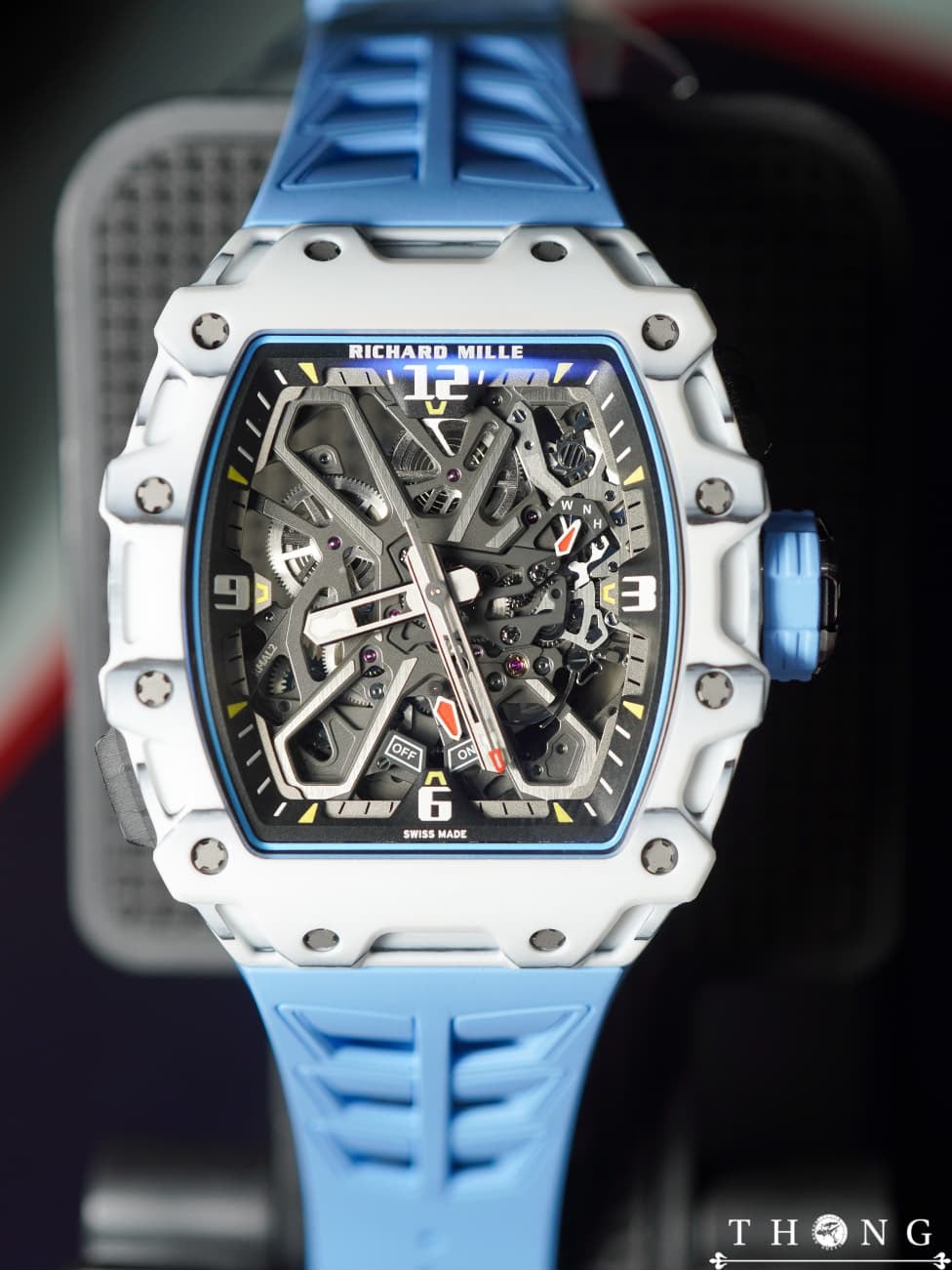 THONG Richard Mille RM 35-03 Automatic Winding Rafael Nadal White Quartz TPT