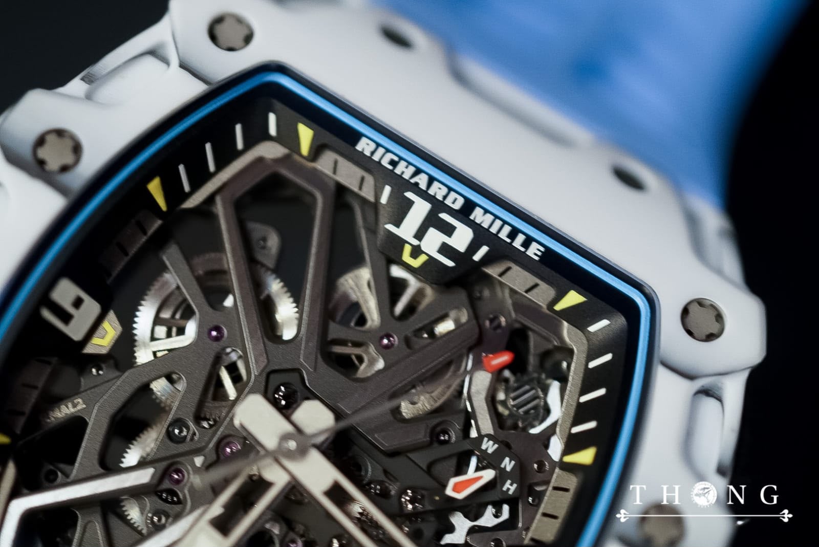 THONG Richard Mille RM 35-03 Automatic Winding Rafael Nadal White Quartz TPT Dial