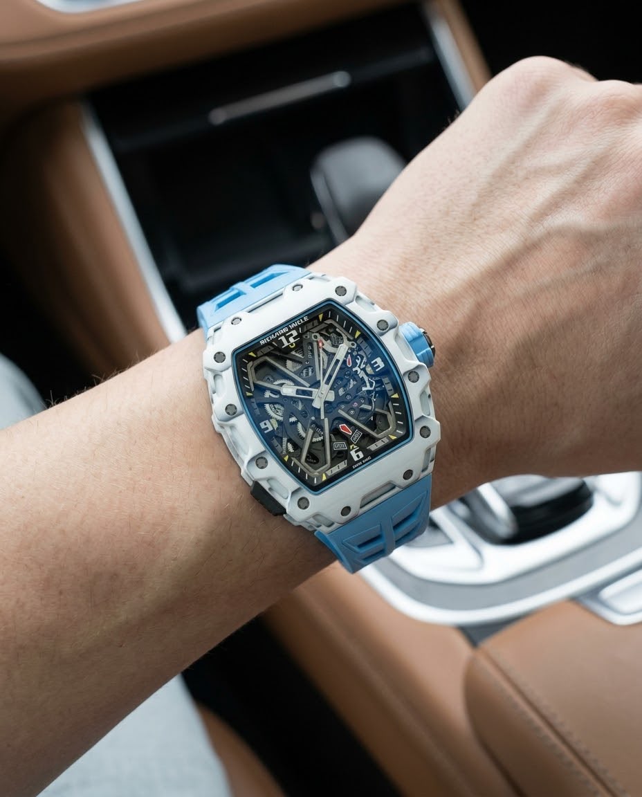 Richard Mille RM 35-03 Automatic Winding Rafael Nadal White Quartz TPT