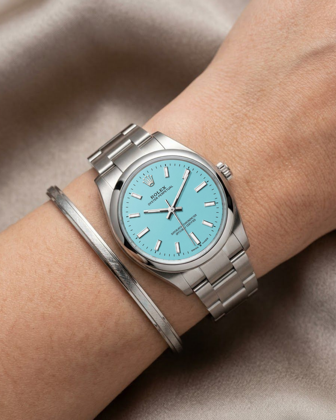 Rolex Oyster Perpetual 31 277200-0007 Turquoise Blue (Tiffany) - Image 5